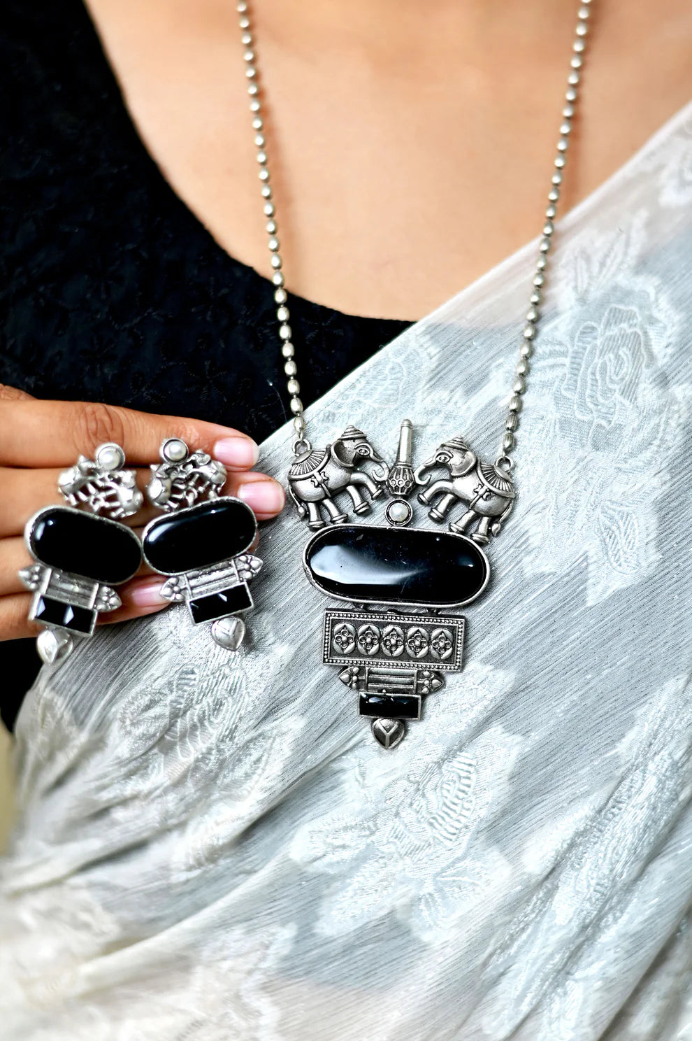 Artistic Elephant Pendant