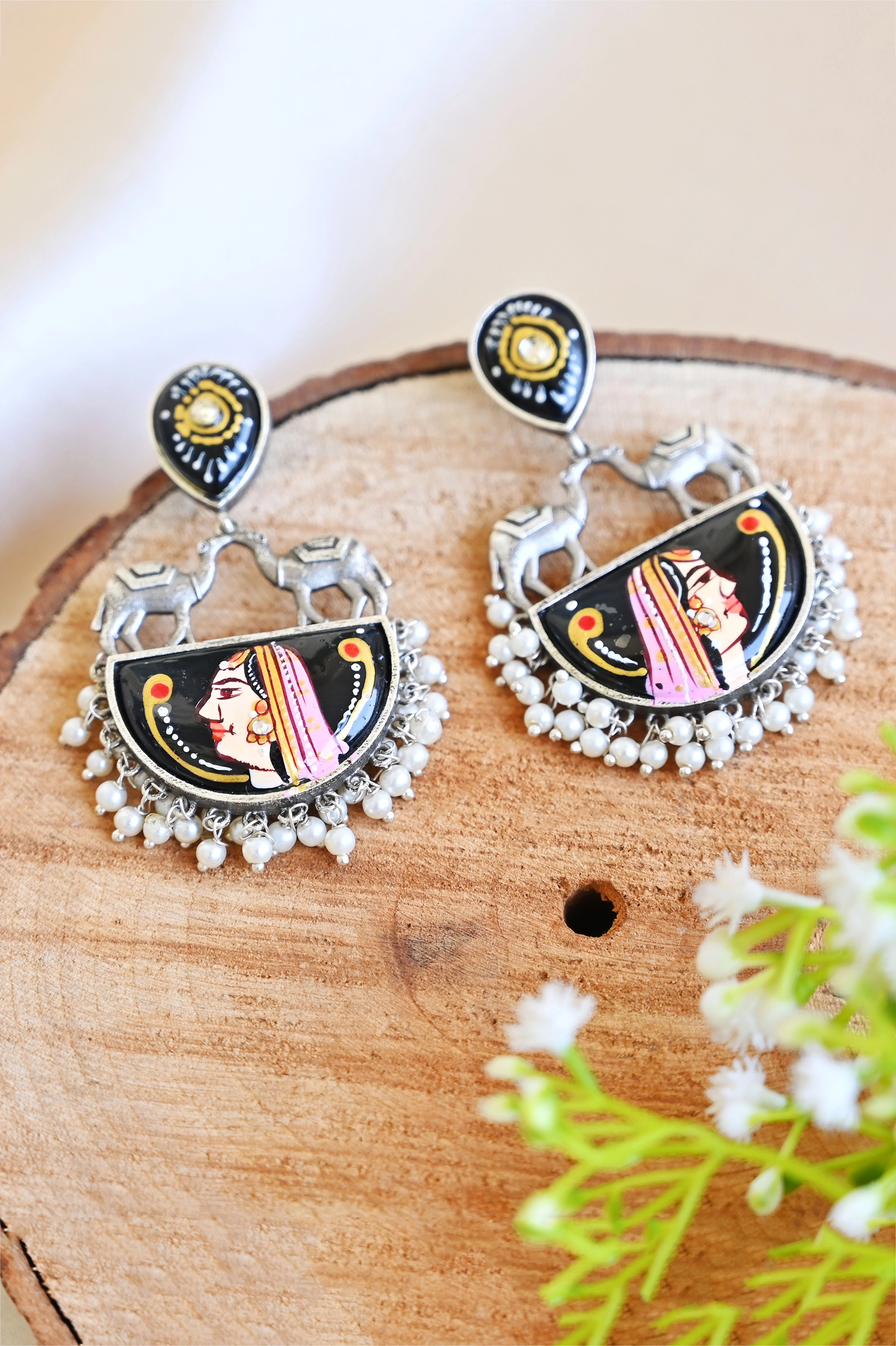 Jodha Rani Monalisa Earrings