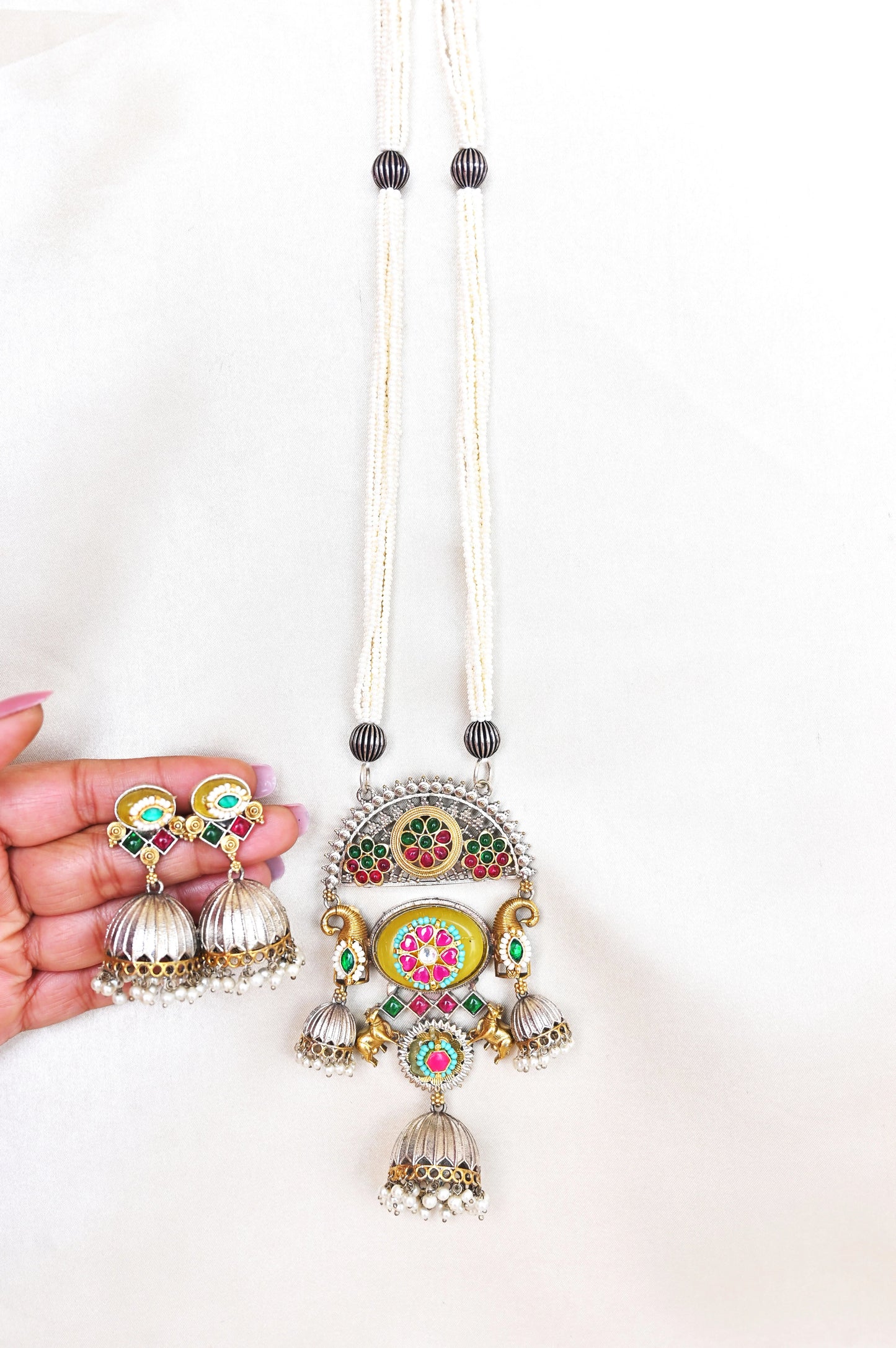 Pachi Kundan Necklace