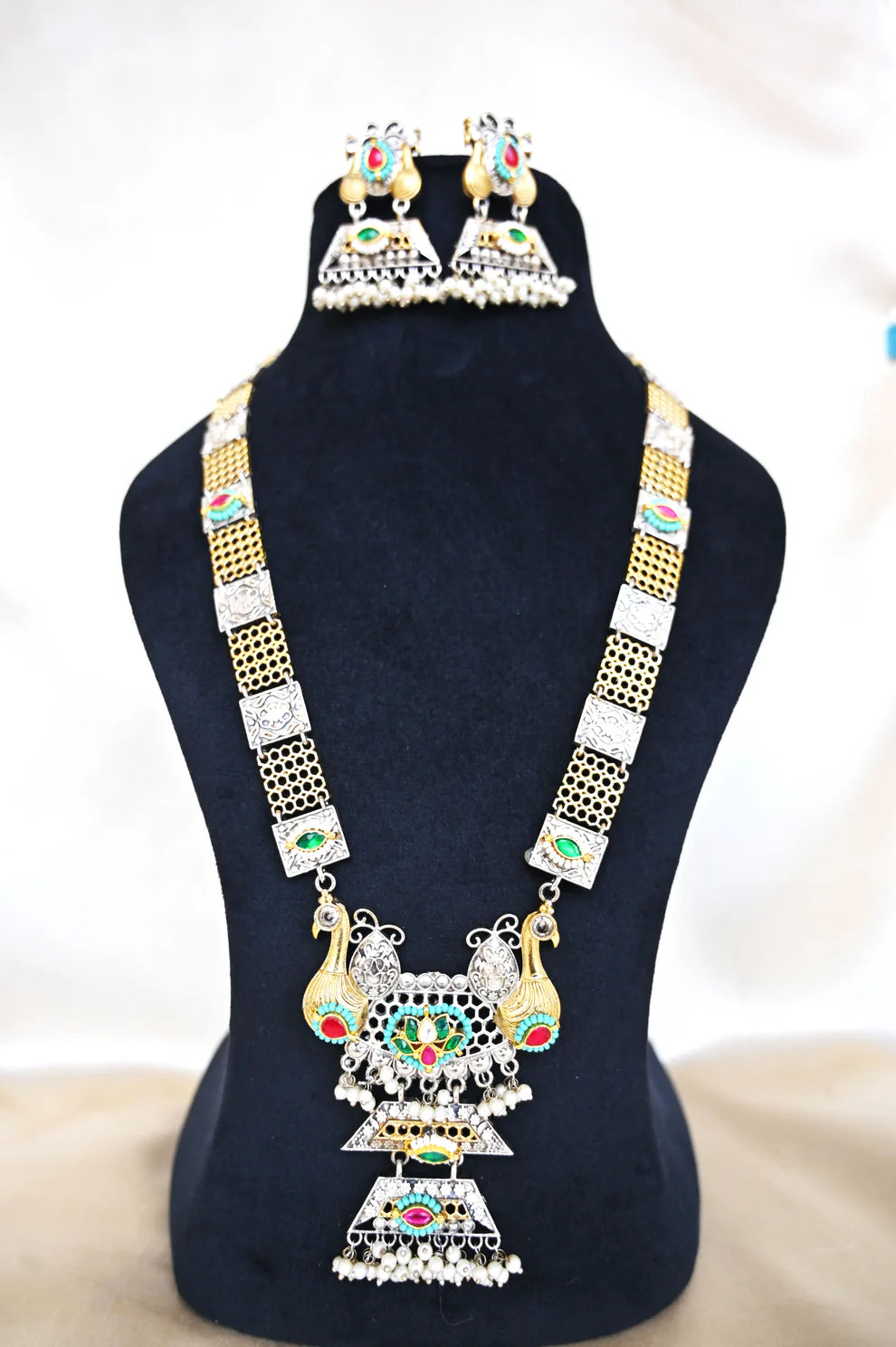 Dual-Tone Kundan Set