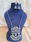 Antique German Silver Tribal Coin Hasli Necklace Set