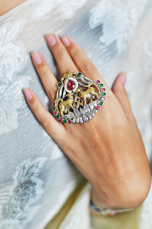 Monalisa Cow Ring
