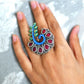 Peacock Grace Ring
