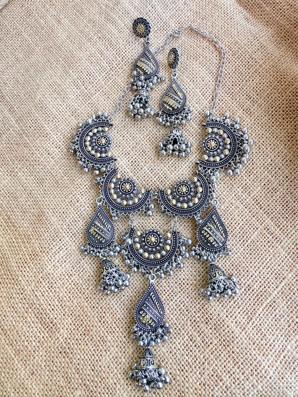 Handcrafted Banjara Style Mirror Work Navratri Festive Choker