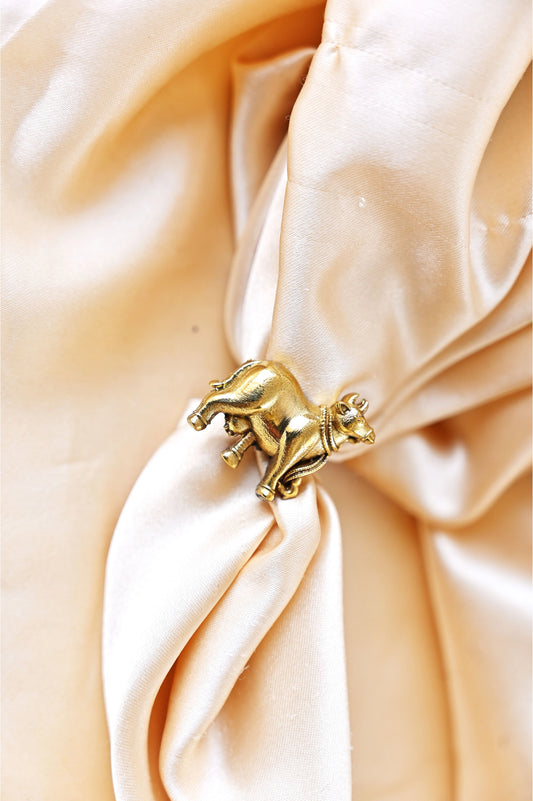 Golden Cow Ring