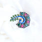 Peacock Grace Ring
