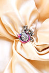 Vibrant Peacock Ring