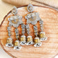 Karnika Double Toned Jhumka