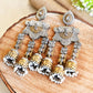 Karnika Double Toned Jhumka