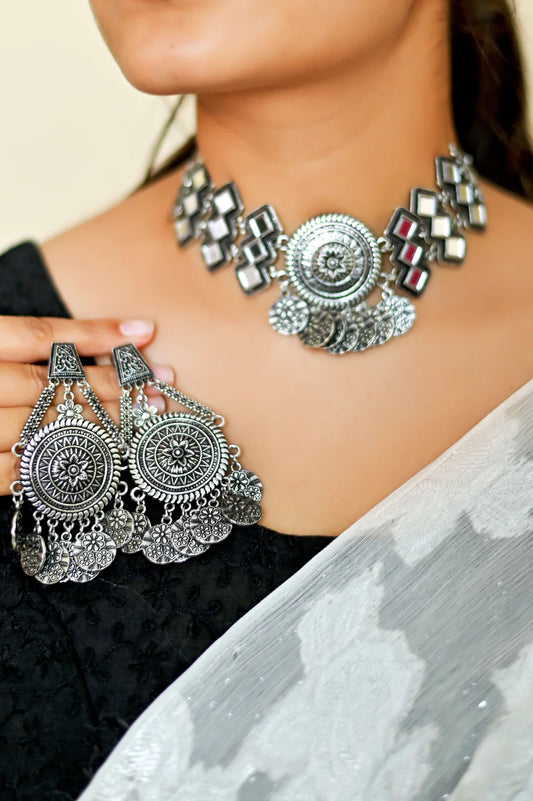 Mirror Charm Necklace