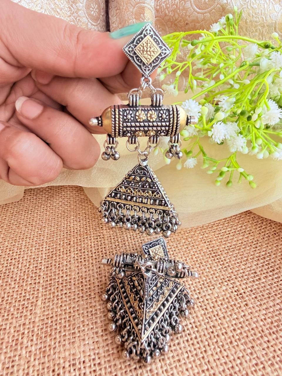 Royal Rajasthani Meenakari Kundan Choker with Pearl Strings