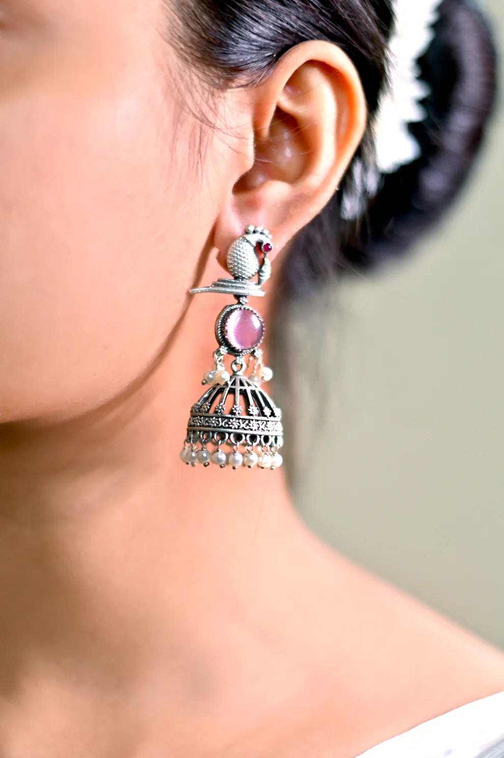 Karnika Bindi Jhumka Earrings