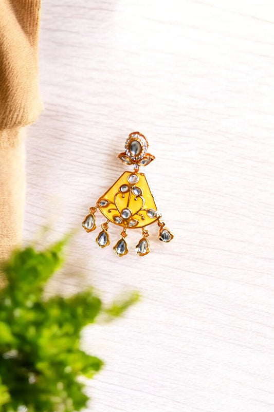 Priya Kundan Drop Earrings