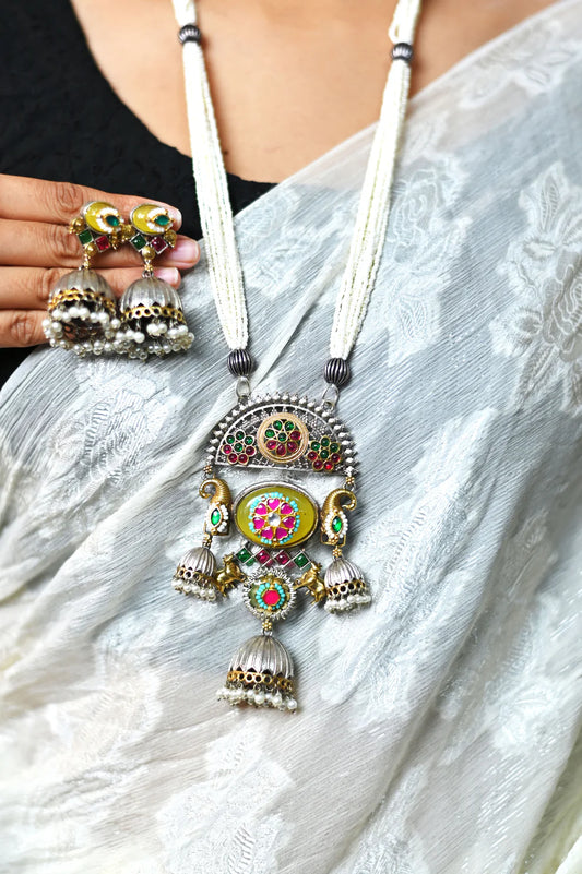 Pachi Kundan Necklace