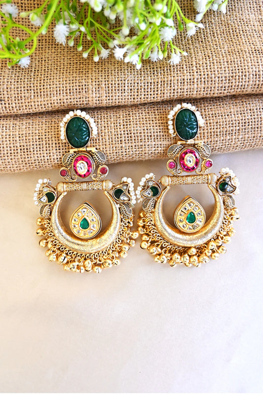 Inayat Pachi Kundan Earrings