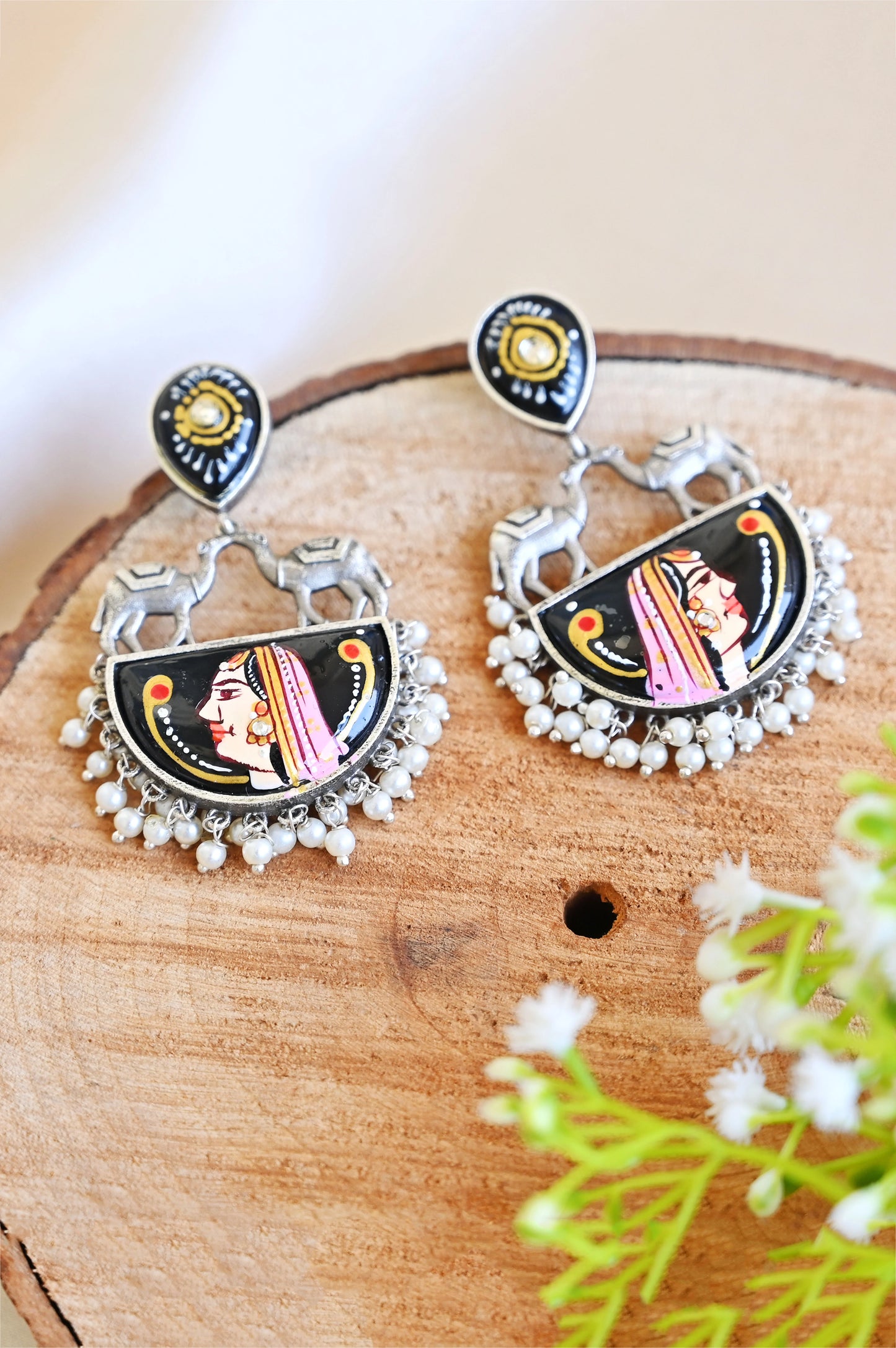 Jodha Rani Monalisa Earrings