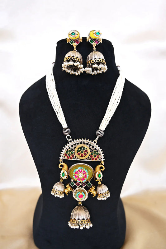 Pachi Kundan Necklace