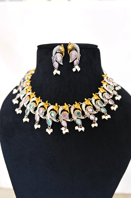 Peacock Light Grace Choker