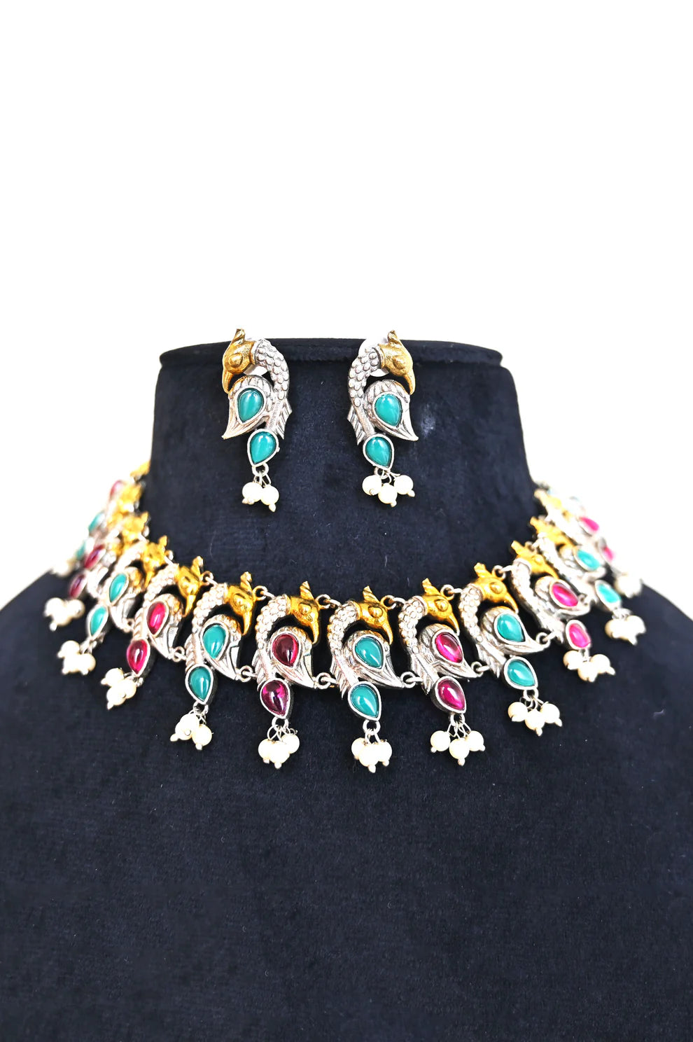 Peacock Grace Choker