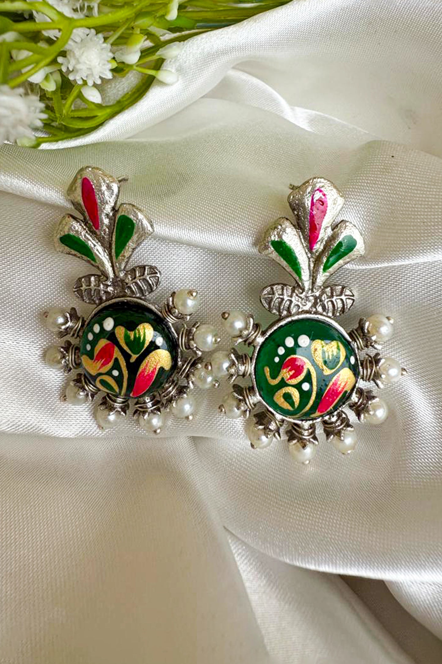 Meenakari Studs