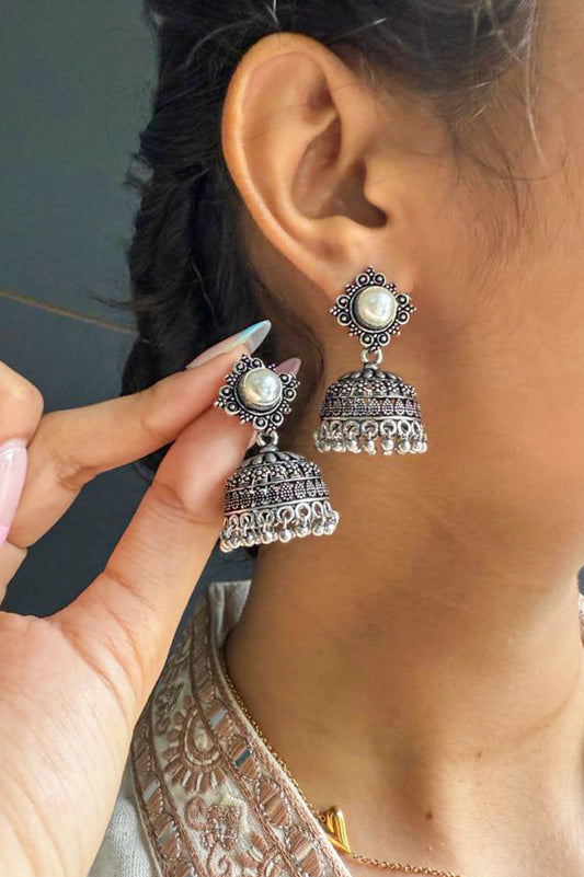 Pearl Jhumkas