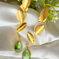 Vrinda Leafdrop Earrings