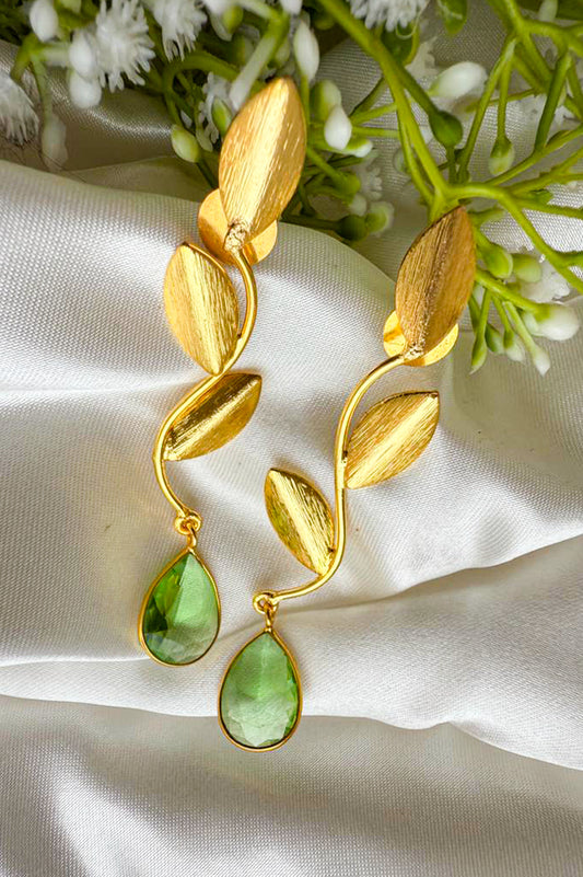 Vrinda Leafdrop Earrings