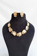 Champagne Pebble Necklace Set