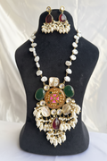 Heritage Peacock Pearl Necklace Set