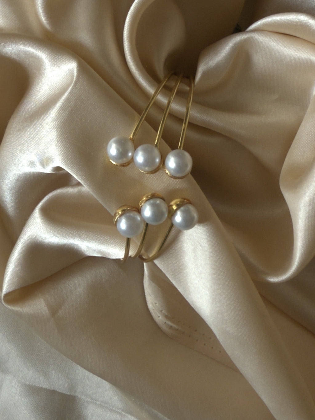 Oxidised Silver Pearl Jhumka Earrings